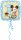 Folienballon Mickey Mouse Boy 1. Geburtstag
