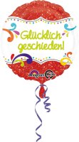 Folienballon Glücklich geschieden!