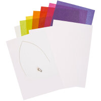 Bastelset für Laternen Regenbogen Papier