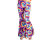 70 er Jahre Schlaghose in bunt Rainbow Batikoptik