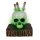 Halloween Deko Zauberbuch mit Totenkopf und Zaubertrank