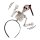 Haarreif mit beweglichem Skelett zu Halloween