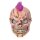 Halloween Punk Latex Maske als Skelett