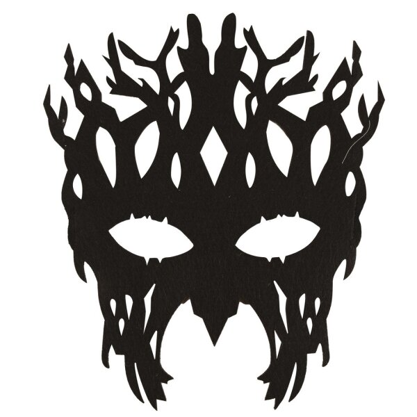 Maske als Baum zu Halloween oder Karneval
