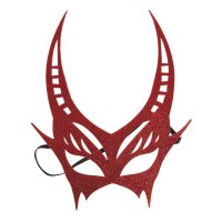 Maske für Teufel zu Halloween oder Karneval
