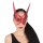 Maske für Teufel zu Halloween oder Karneval