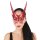 Maske für Teufel zu Halloween oder Karneval