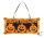 Happy Halloween Party Schild mit Kürbissen
