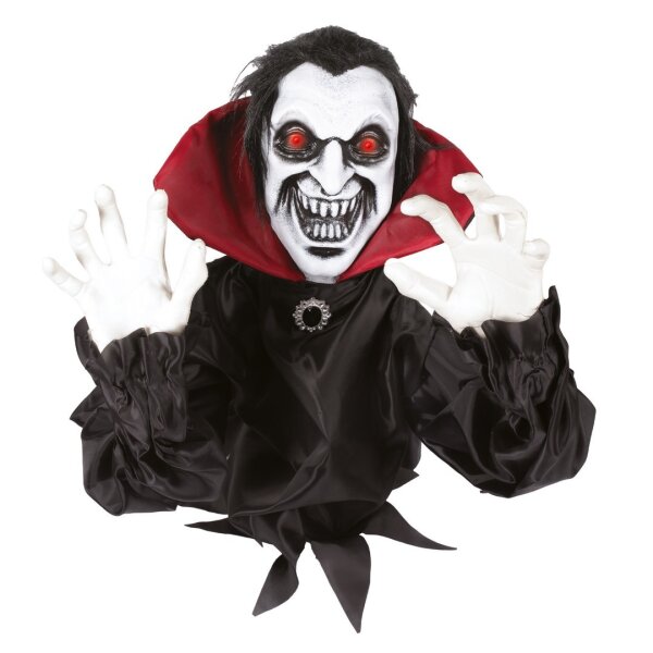Halloween Deko Vampir mit Animatronic