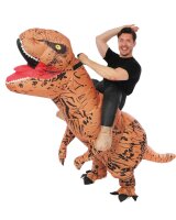 Air Suit Kostüm Dinosaurier mit Reiter