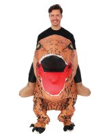 Air Suit Kostüm Dinosaurier mit Reiter