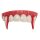 Halloween Vampirzähne als blutiges Gebiss