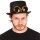 Steampunk mit Brille und Feder