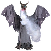 Halloween riesiger Drache mit Nebelfunktion und Animatronik