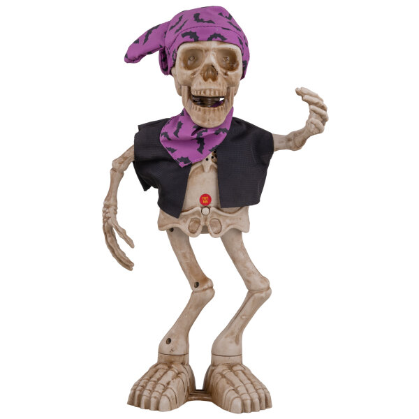 Halloween Deko tanzendes Skelett mit Animatronik