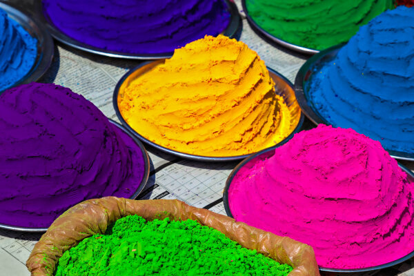 FX Holi Pulver 500g Beutel in verschiedenen Farben