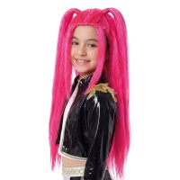 Pinke Perücke im K-Pop Style als Kinderperücke