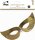6 Augenmasken in gold für Halloween oder Venedig