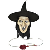 Hexenmaske mit grünem Blut