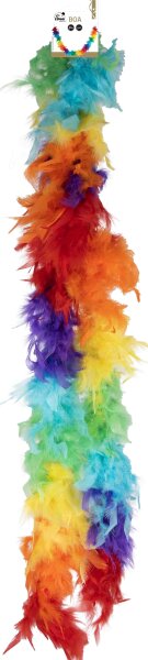 Feder Boa Regenbogen 160 cm Federboa