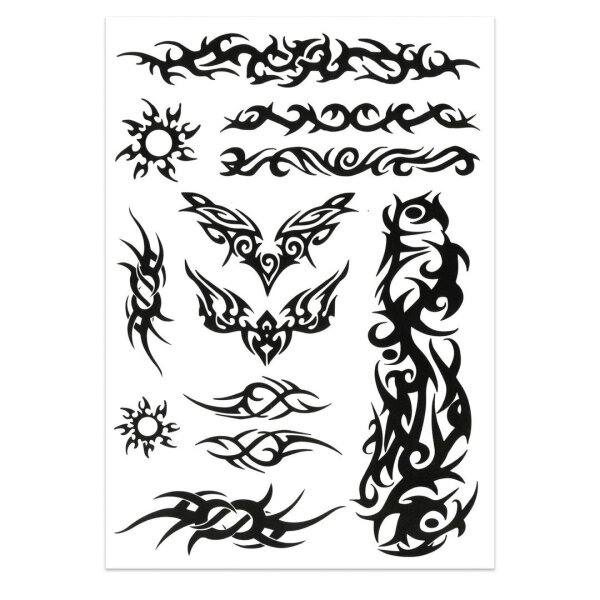 Fake temporary Tattoos Tribal