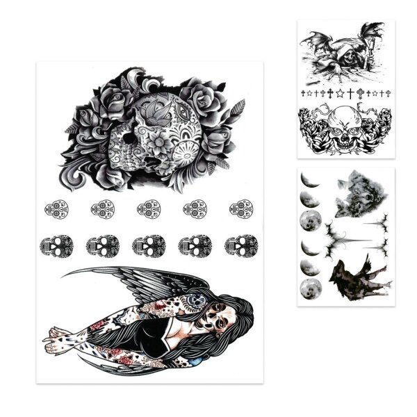 Fake temporary Tattoos Halloween