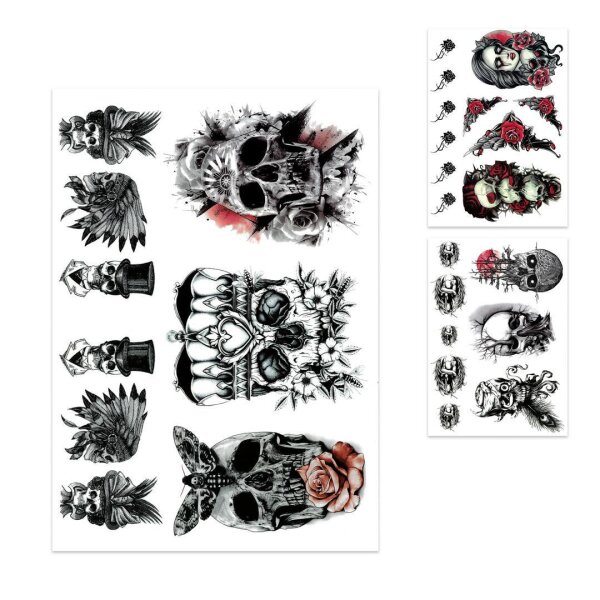 Fake temporary Tattoos Halloween II