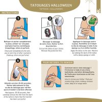 Fake temporary Tattoos Halloween II