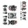 Fake temporary Tattoos Halloween II