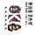 Fake temporary Tattoos Halloween II