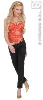Rotes Bustier Korsett oder Corsage für viele Charaktere