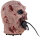 Halloween Zombikopf mit Ratte und Animatronic