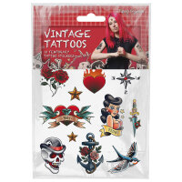 Fake temporary Tattoos Vintage Style