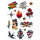 Fake temporary Tattoos Vintage Style
