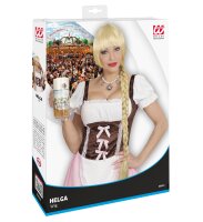 Wiesn Maid Perücke mit blondem Zopf