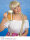 Wiesn Maid Perücke mit blondem Zopf