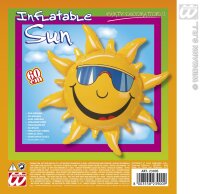Hawaii Party Dekoration Aufblasbare Sonne 60 cm
