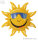 Hawaii Party Dekoration Aufblasbare Sonne 60 cm