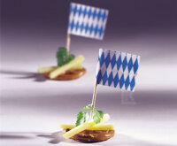 50 Oktoberfest Flaggenpicker Bayrische Raute