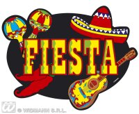 Mexico Fiesta Party 4er Set Wanddeko