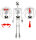 Halloween Deko Skelett aufblasbar 183 cm
