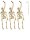 Halloween Deko Skelette 3er Set
