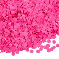 Party Konfetti pink im 100 Gramm Beutel