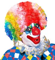 Afro Clown Perücke bunt