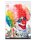 Afro Clown Perücke bunt