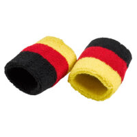 2 er Set Deutschland Fan Schweissband schwarz rot gold