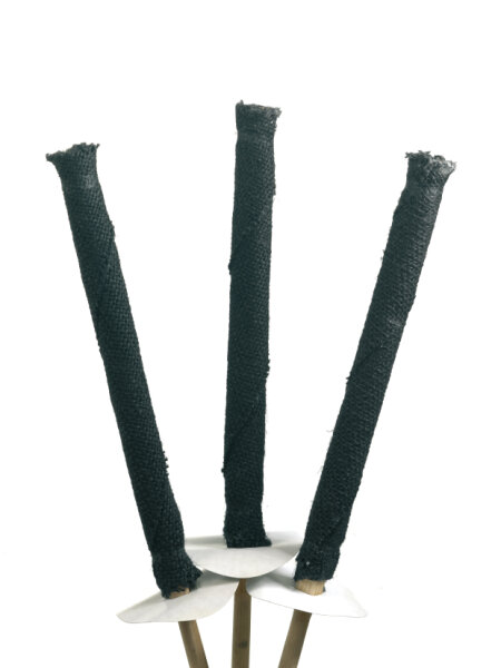 3 Sommerparty Wachsfackeln 50 cm