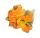 Hawaii Hibiscusblüten Haarspange gelb orange