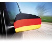2 Deutschland Spiegel Hussen für Autospiegel als Fahne