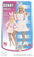 Sexy Bunny Damen Kostüm weiss